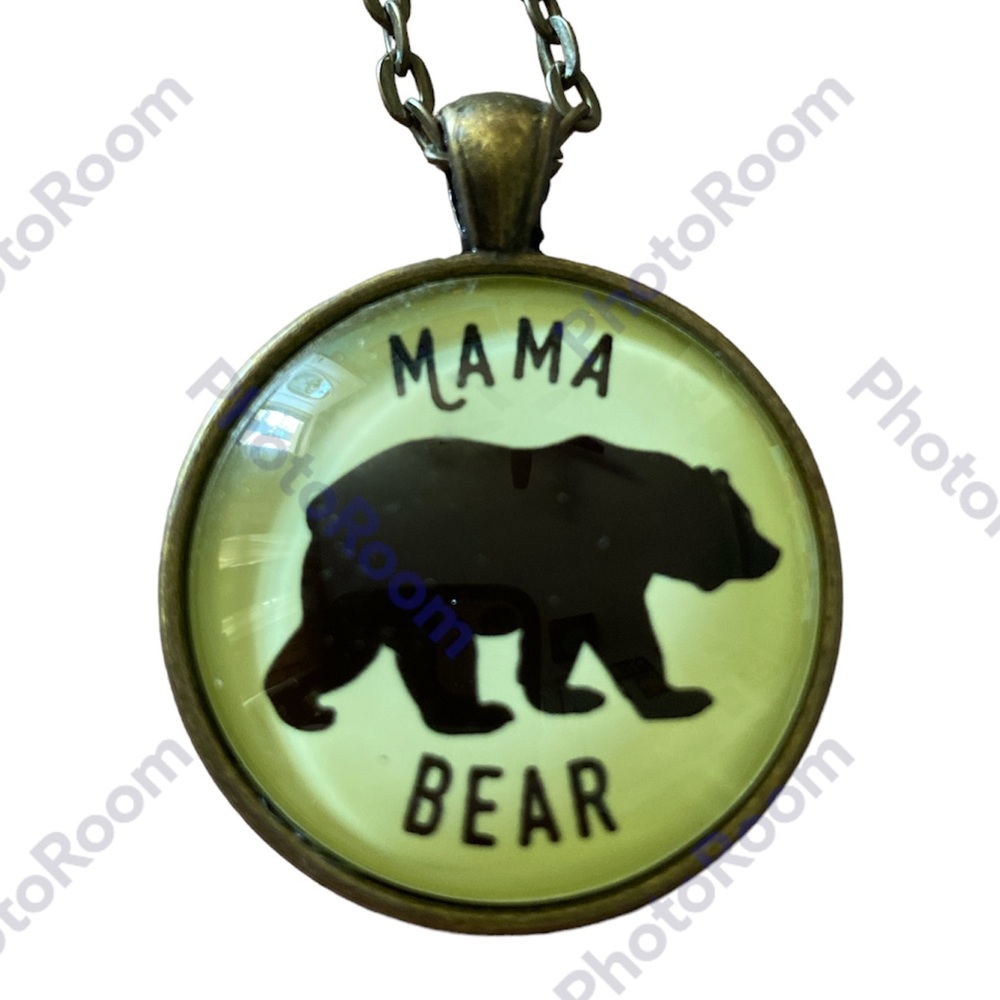 Mama bear necklace